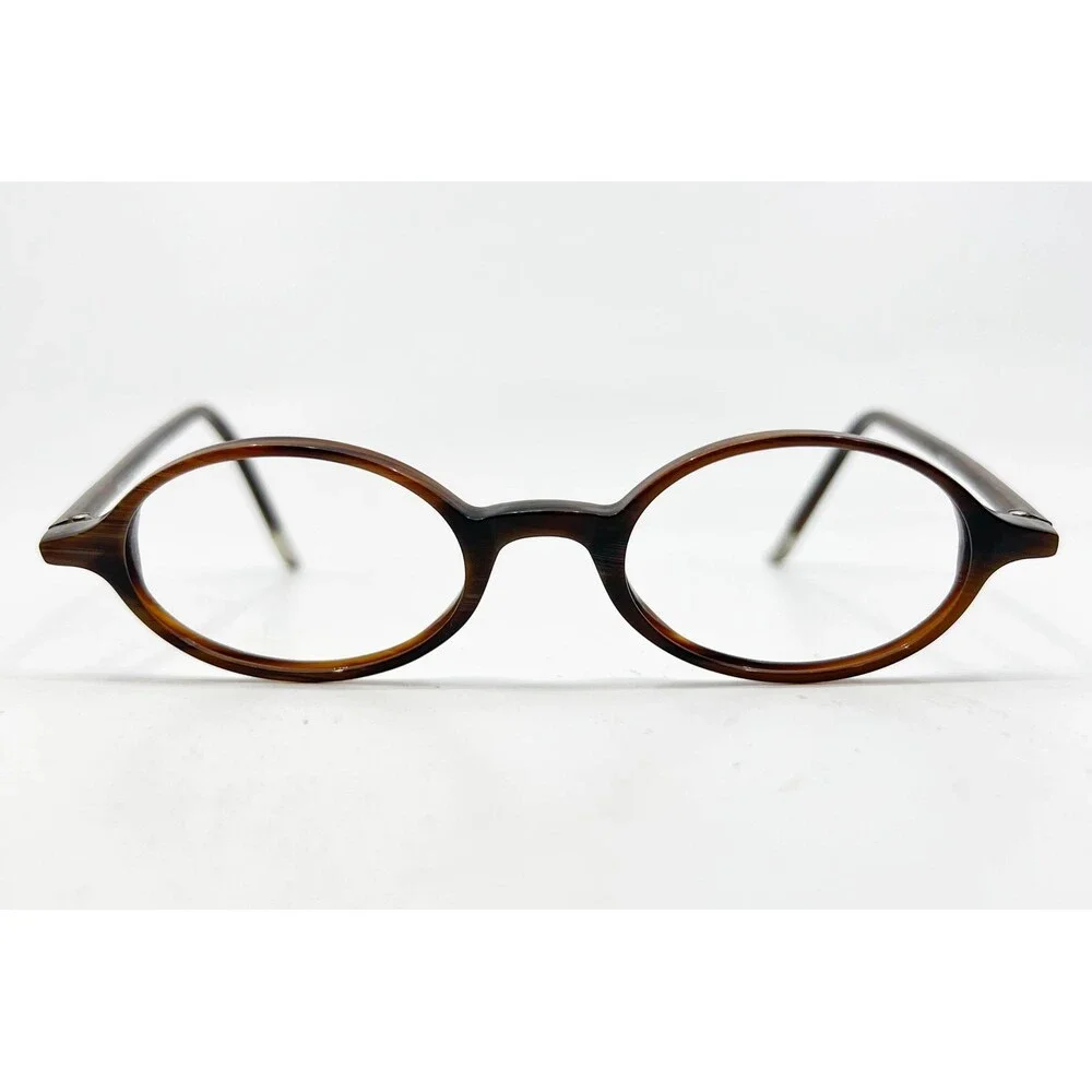 Modo Eyeglasses Women Brown Oval Full Rim Italy 137 40-22-135
